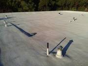 Completed roof system. 