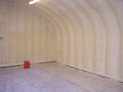 2" inches of 2 lb wall foam.