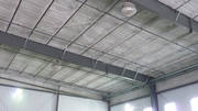 After foam and fireproofing.