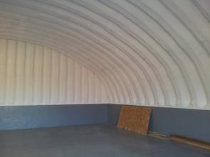 Quonset Hut Spray Foam